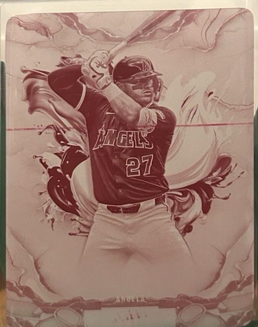Mike Trout [Printing Plate] #100