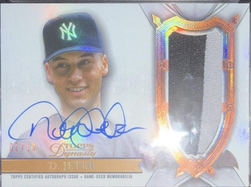 Derek Jeter [Autograph Patch] #DAP-DJ2
