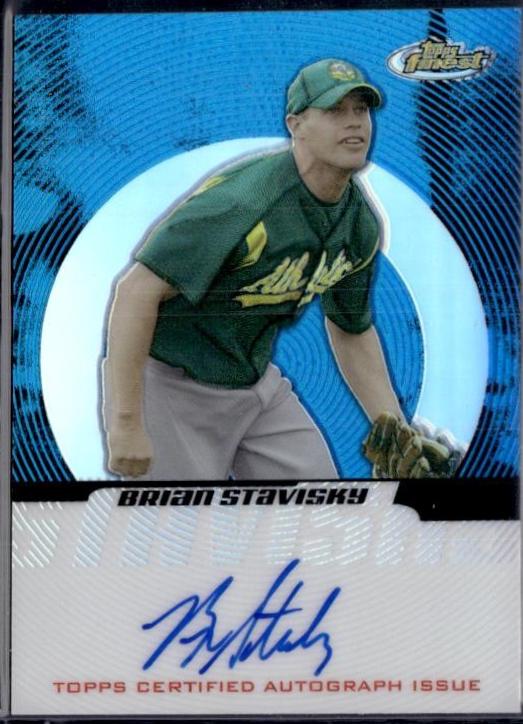 Brian Stavisky [Blue Refractor Autograph] #141