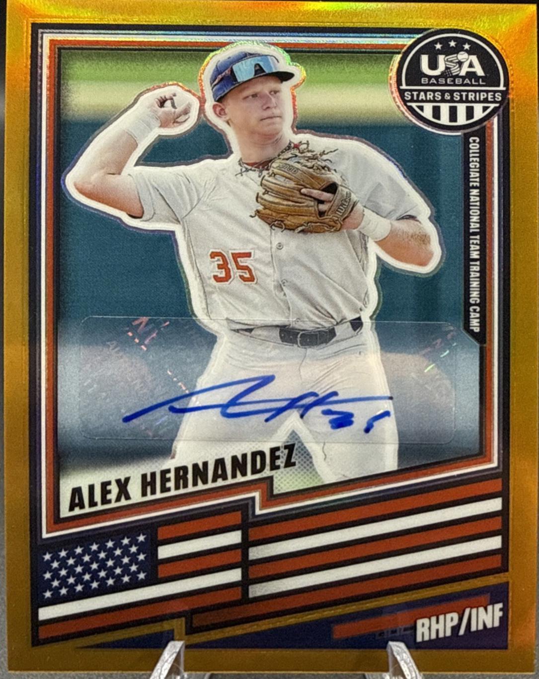 Alex Hernandez [Gold Signature] #55