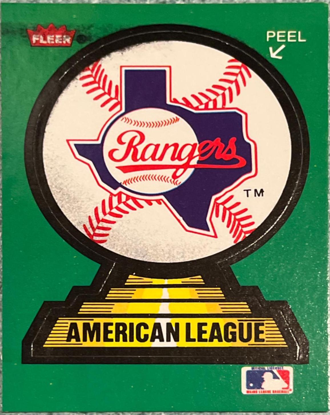Texas Rangers Team Sticker