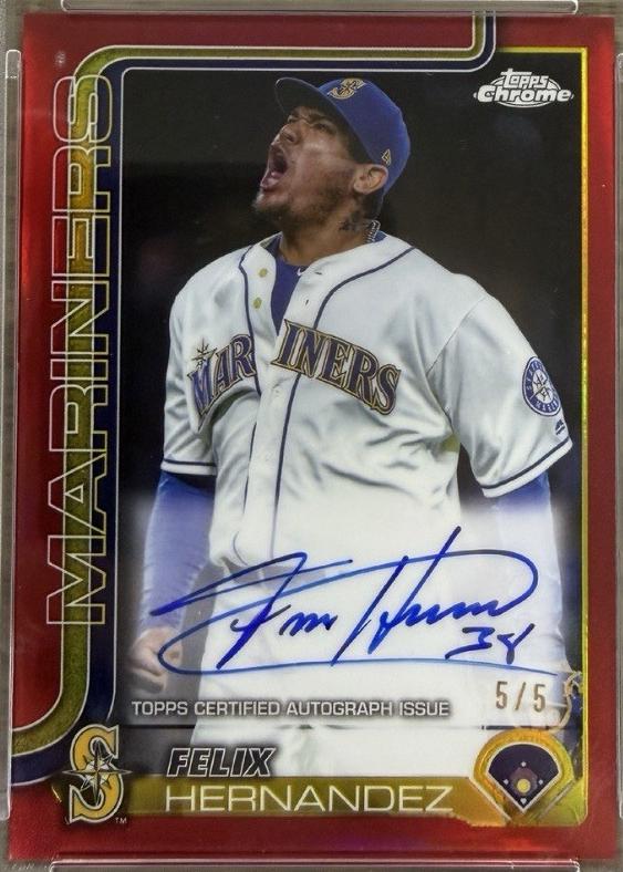 Felix Hernandez [Red Refractor] #CLA-FH
