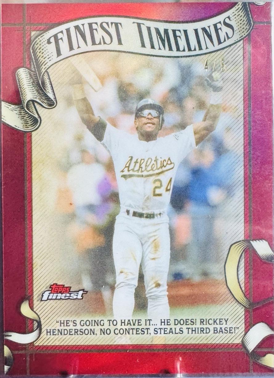 Rickey Henderson [Red] #FT-24