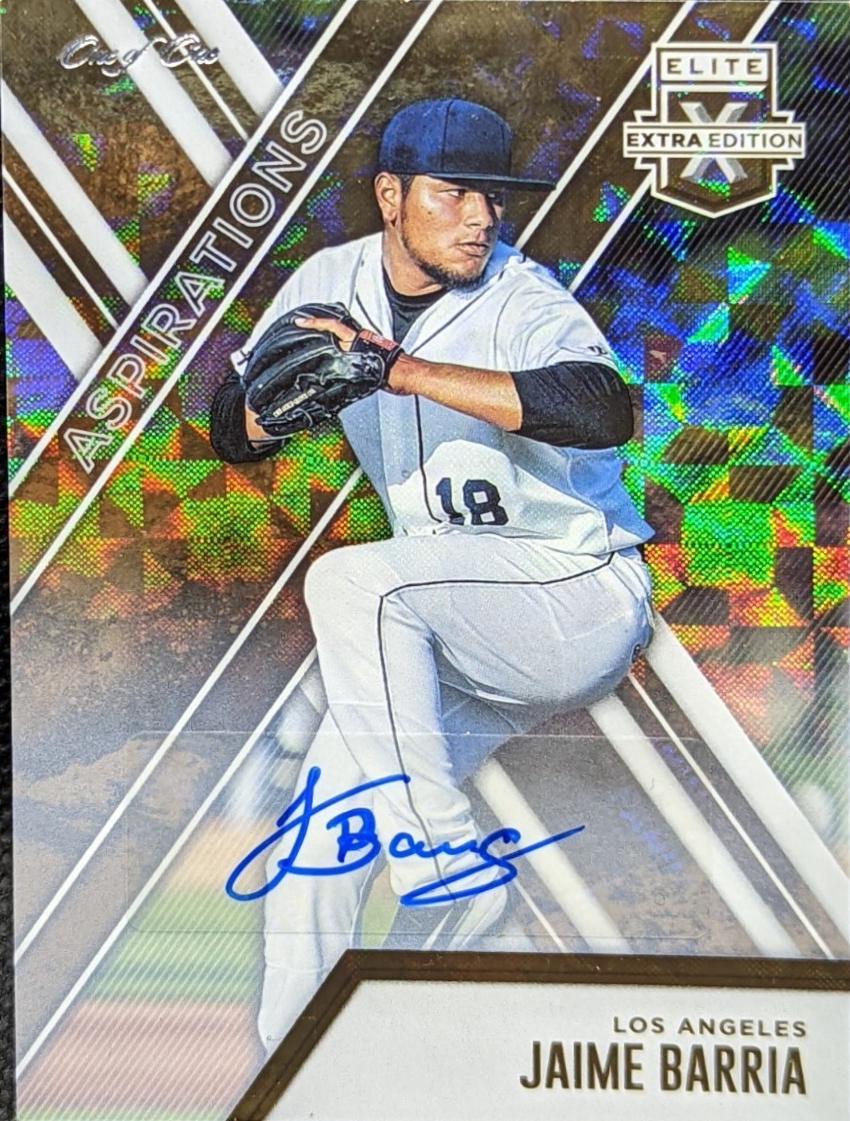 Jaime Barria [Autograph Aspirations Gold] #100