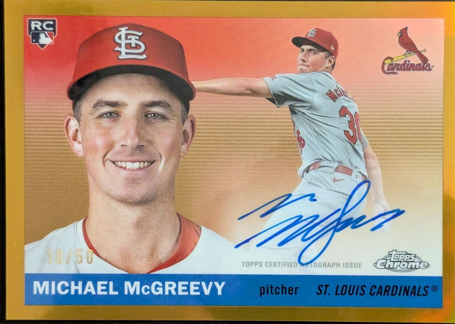Michael McGreevy [Gold Refractor] #CPA-MMC