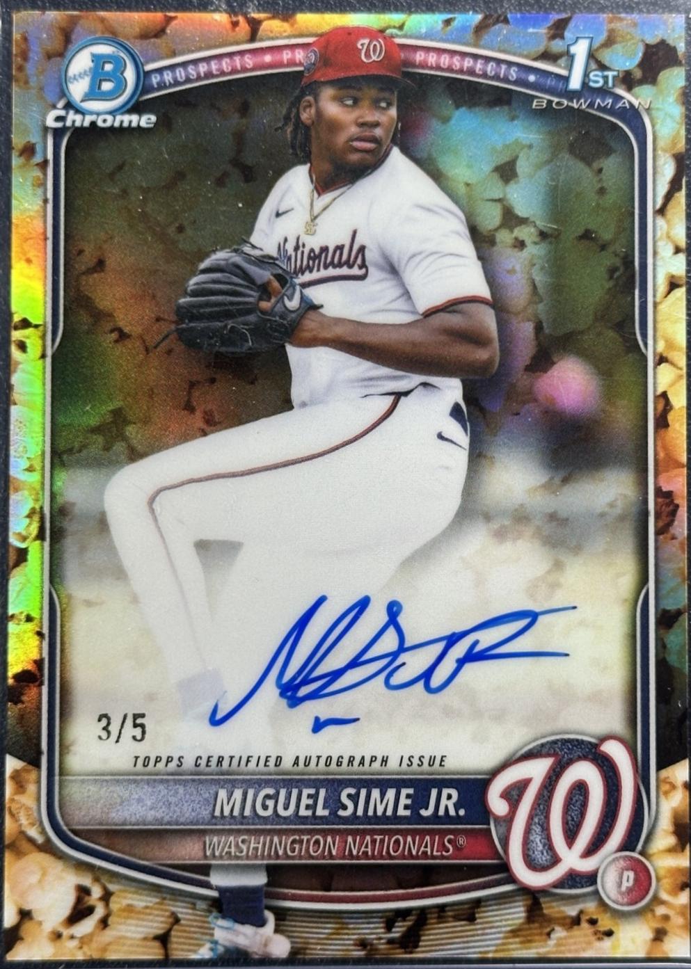 Miguel Sime Jr. [Popcorn Refractor] #CPA-MS