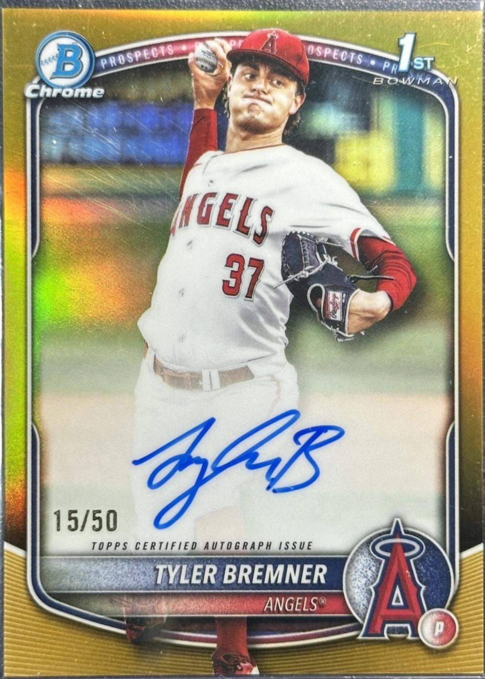Tyler Bremner [Gold Refractor] #CPA-TB