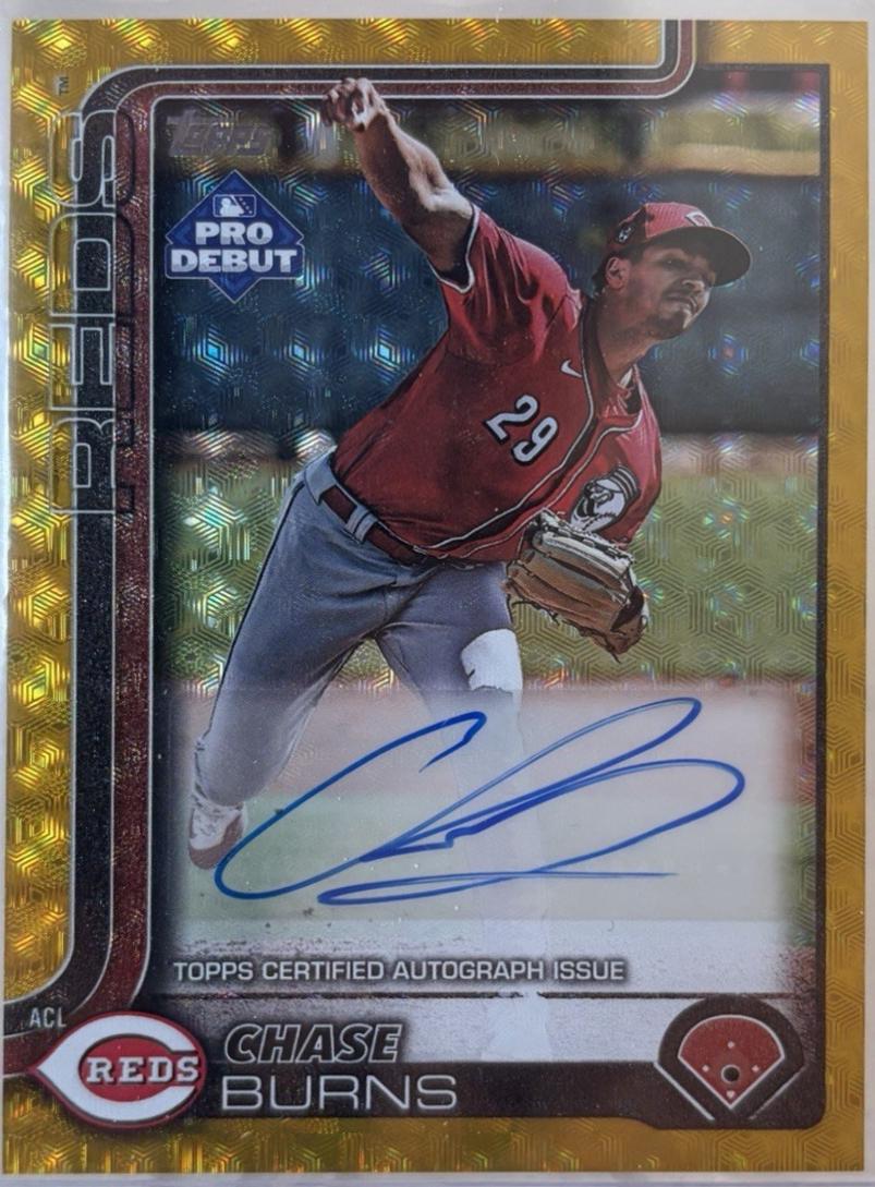 Chase Burns [Foilfractor Autograph] #PD-169
