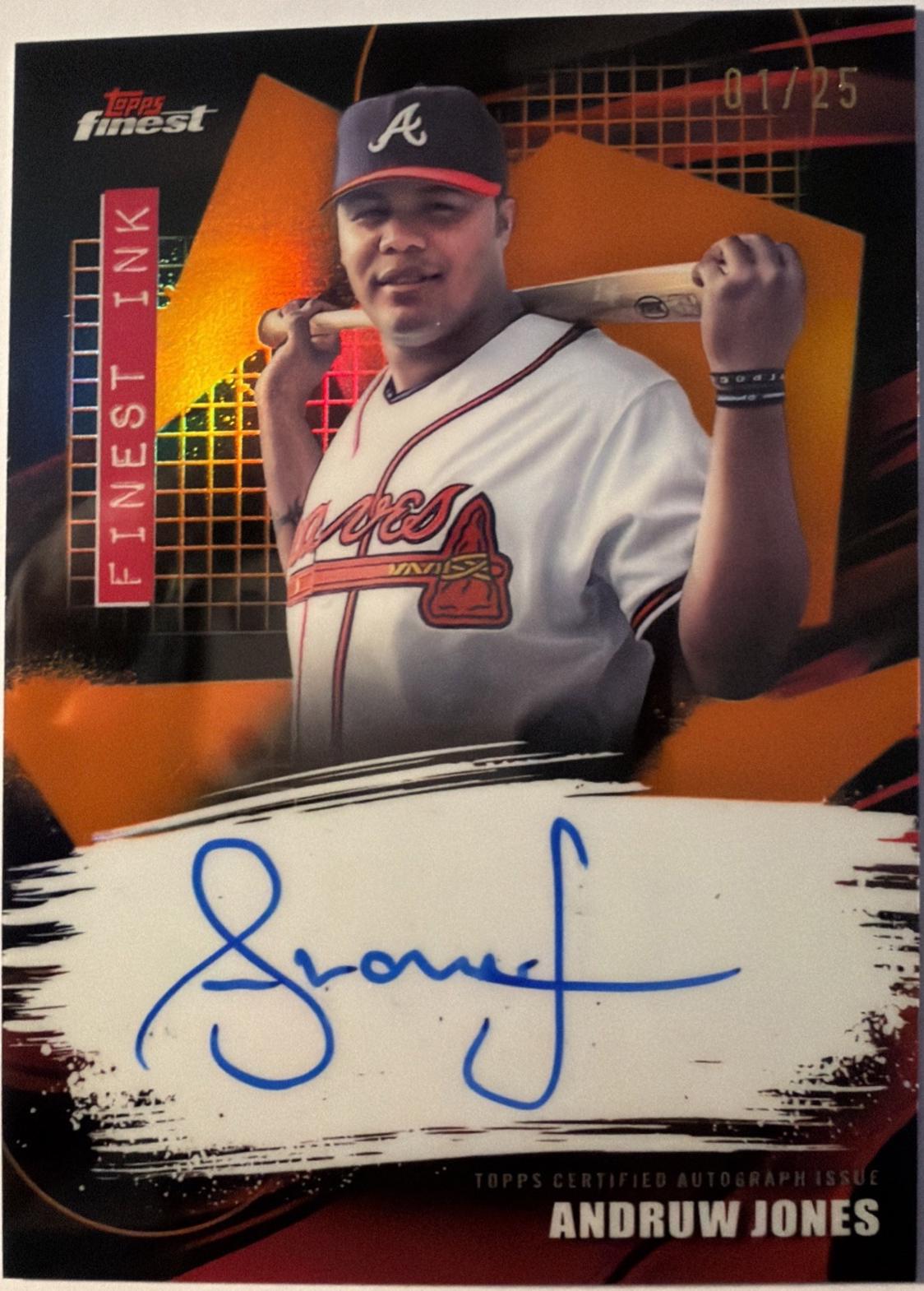 Andruw Jones [Orange] #FI-AJ
