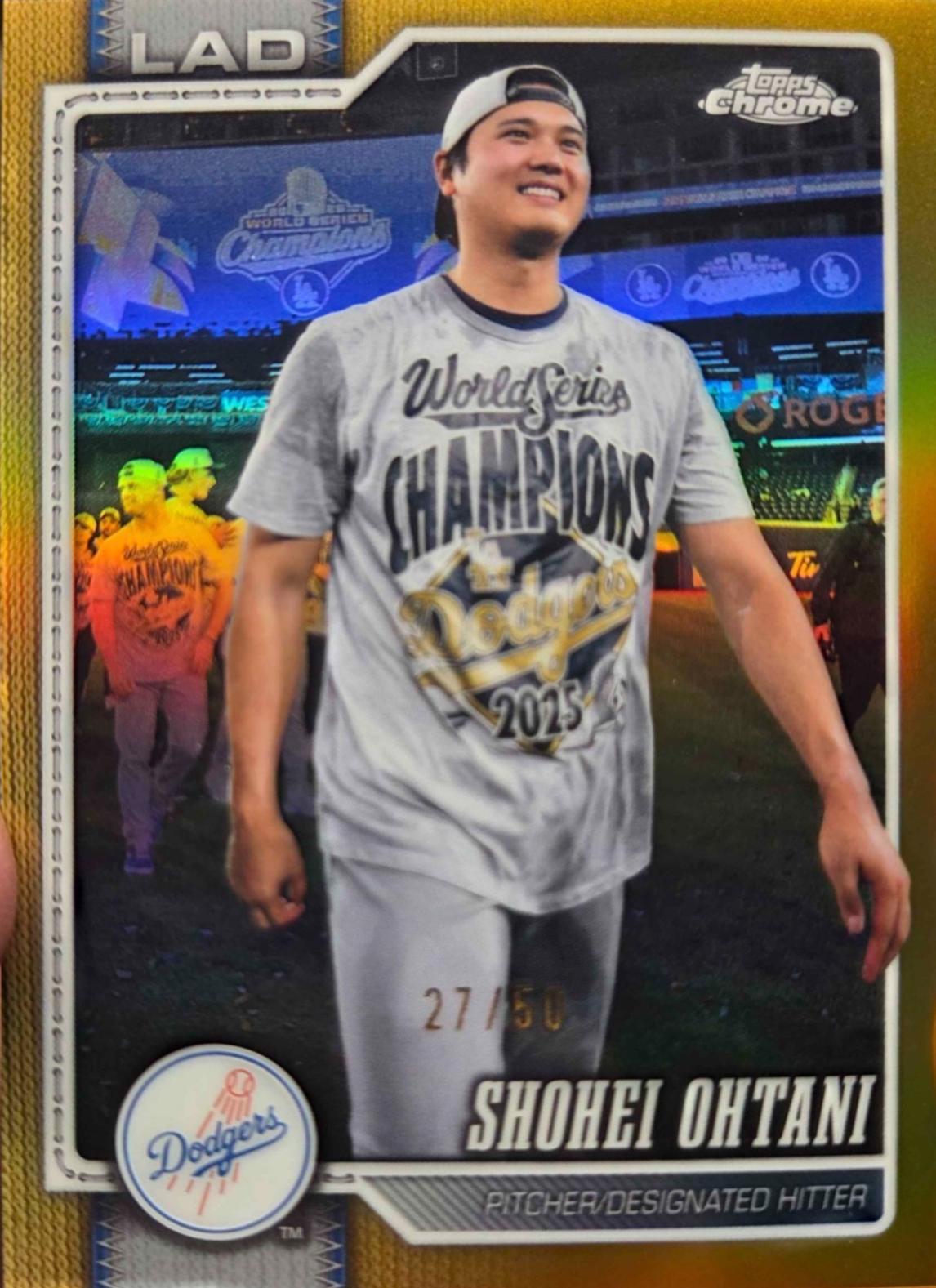 Shohei Ohtani [Gold Image Variation] #1