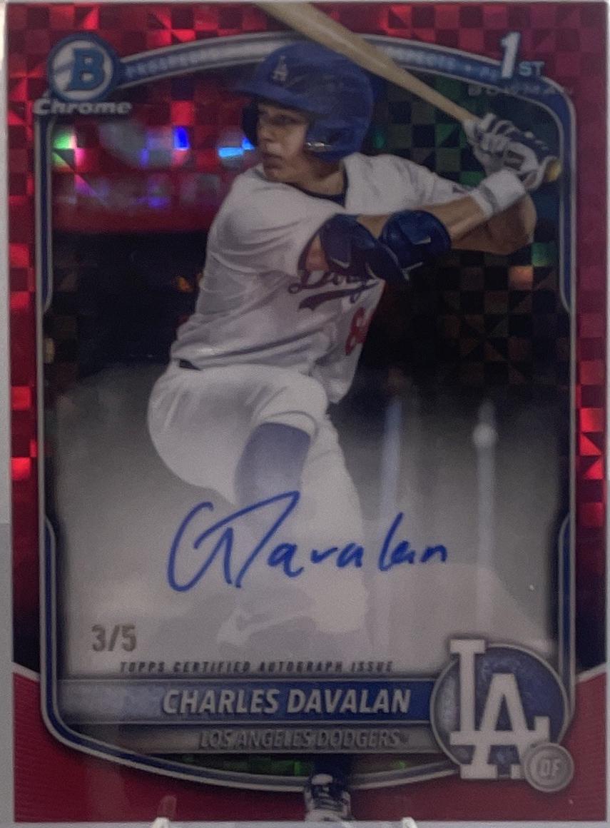 Charles Davalan [Red X-Fractor] #CPA-CD