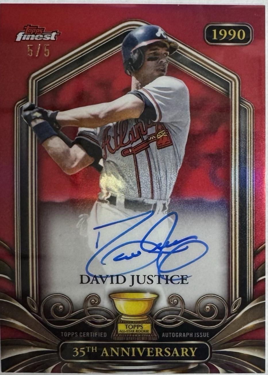 David Justice [Red] #RCA-DJ