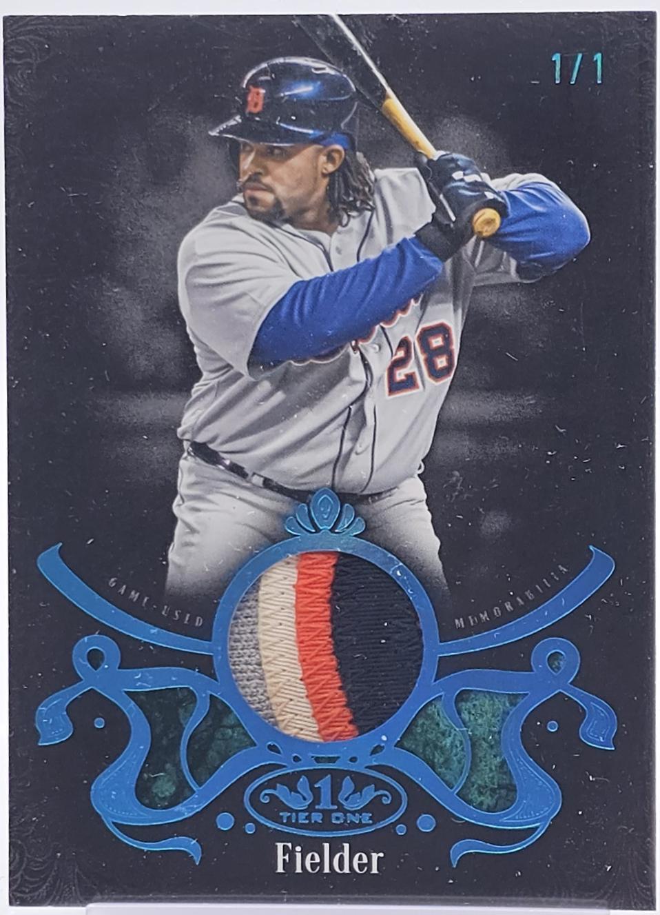 Prince Fielder [Holo Platinum Blue] #SR-PF
