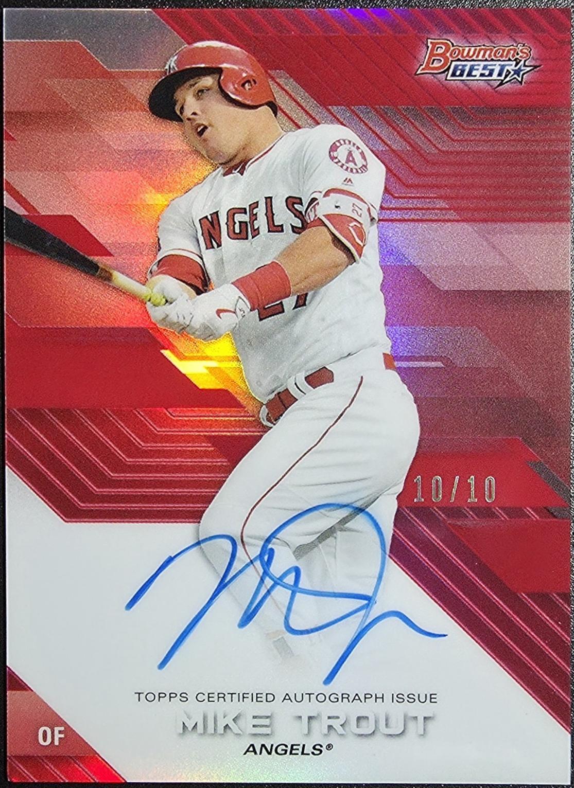 Mike Trout [Red Refractor] #B17-MT