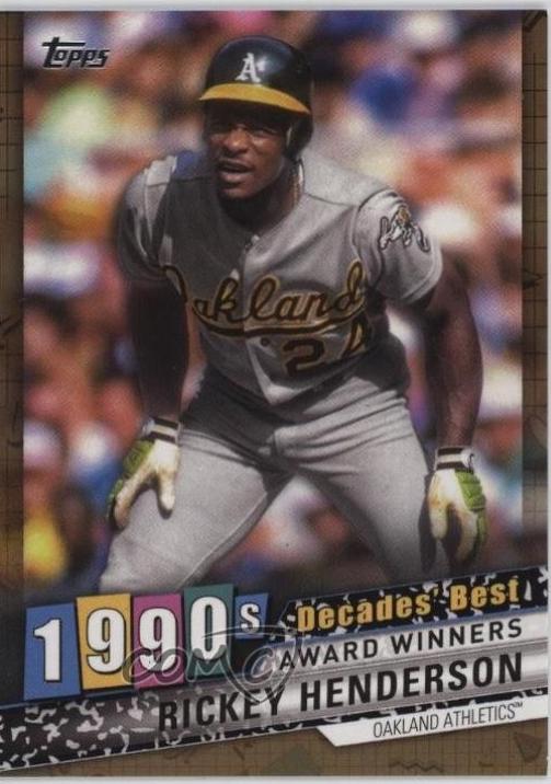 Rickey Henderson [Gold] #DB-63