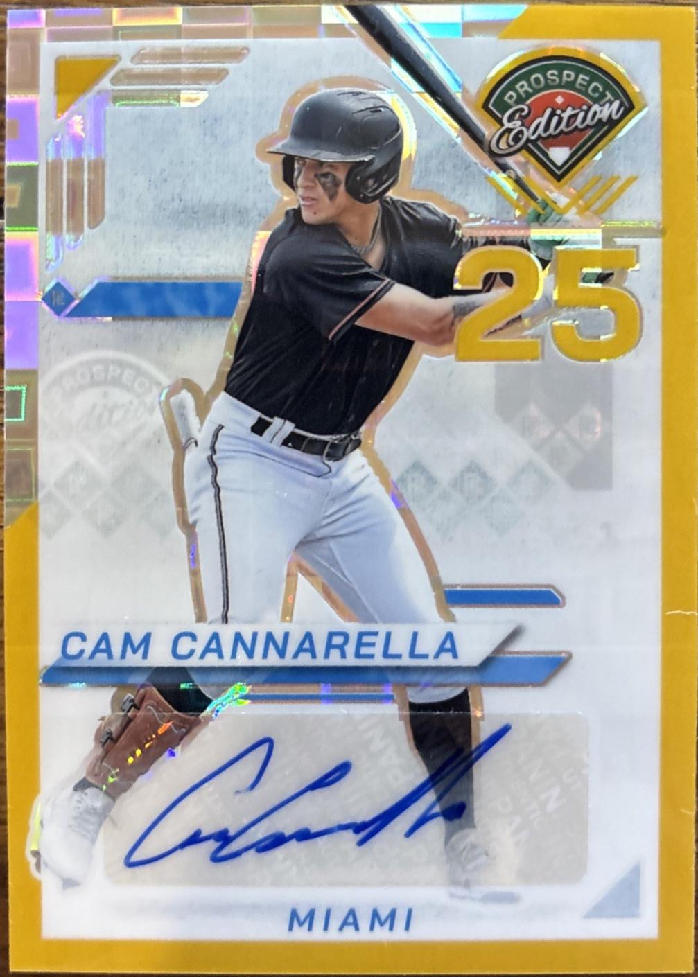Cam Cannarella [Gold Pandora Holo Ticket Signature] #21