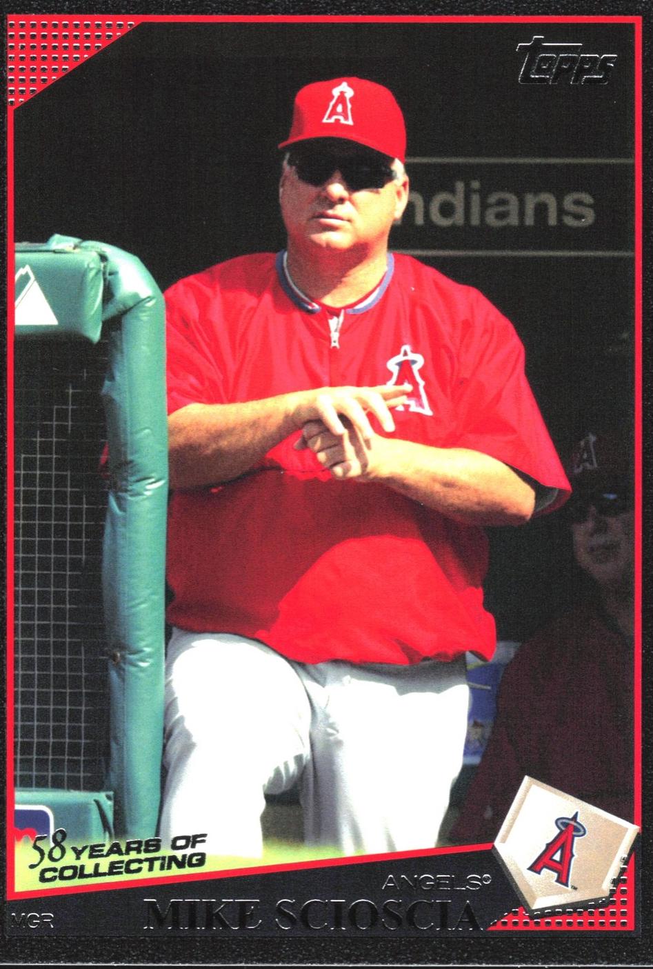 Mike Scioscia [Black Border] #461