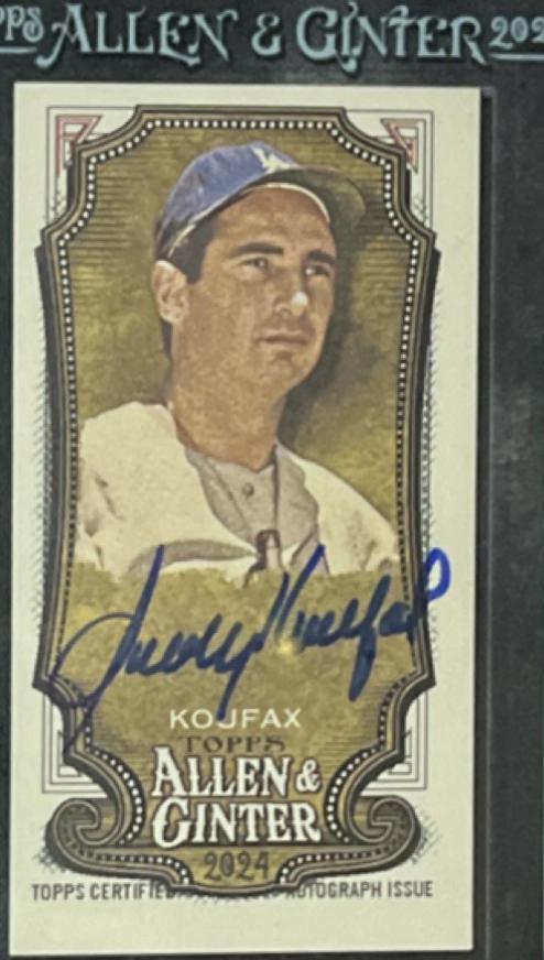 Sandy Koufax [Black Frame] #MA-SK