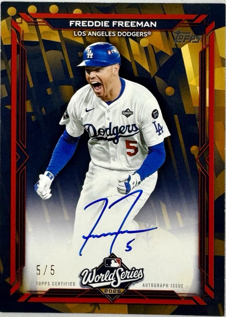 Freddie Freeman [Red] #WCA-FF