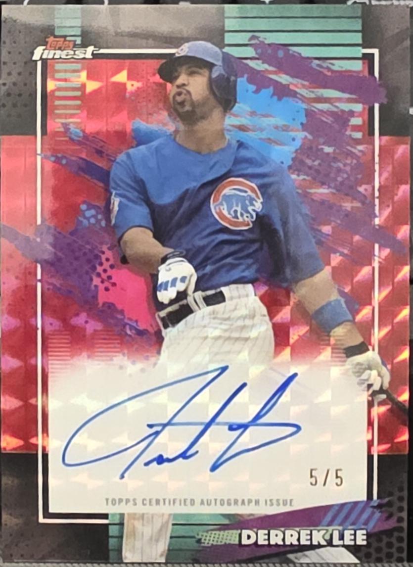Derrek Lee [Red Geometric Refractor] #FA-DL