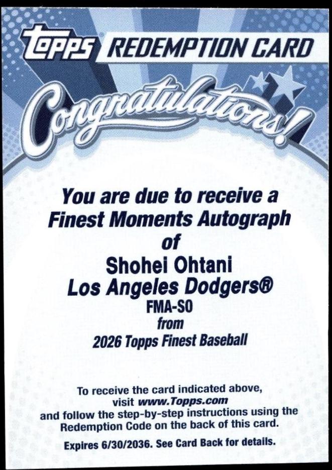 Shohei Ohtani #FMA-SO