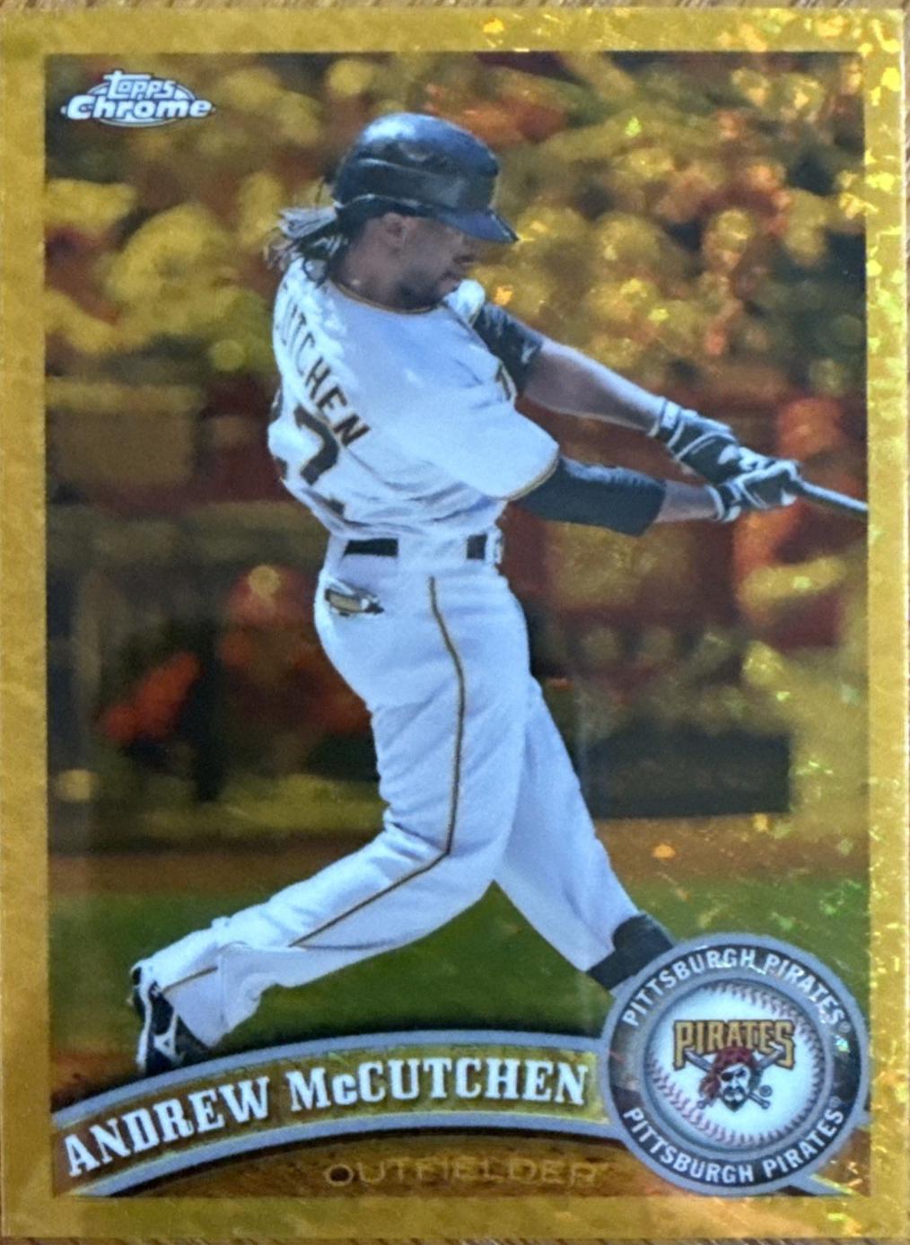 Andrew McCutchen [Gold Canary Diamond Refractor] #8