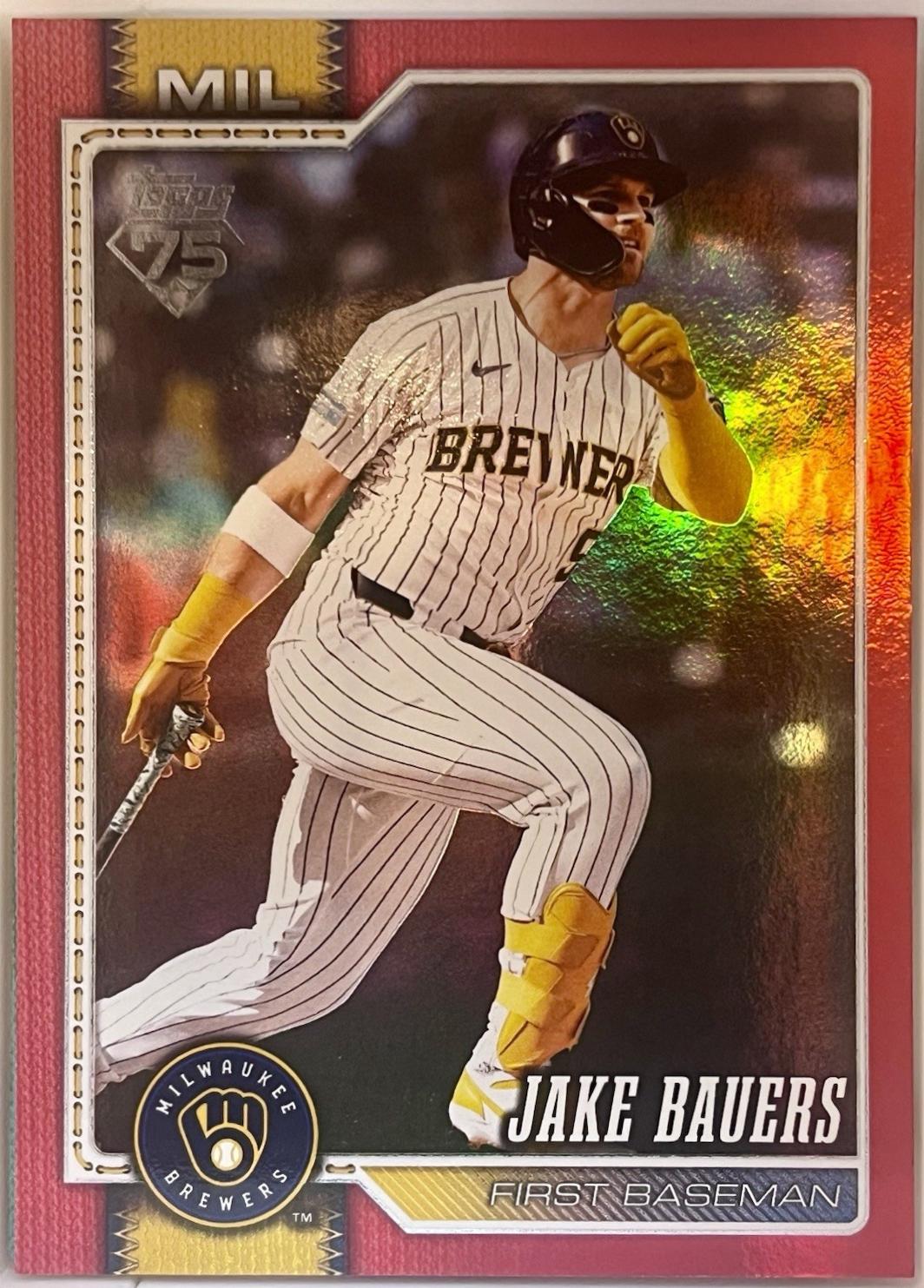 Jake Bauers [Red Rainbow Foil] #604