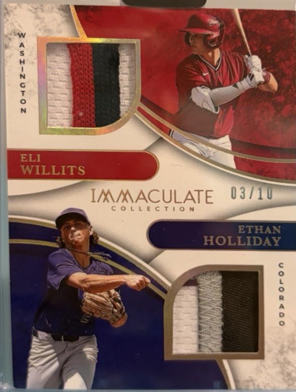 Eli Willits / Ethan Holliday [Gold] #6
