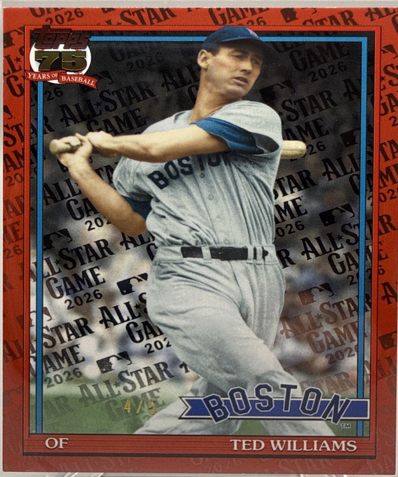Ted Williams [All Star Game Red] #91B2-46