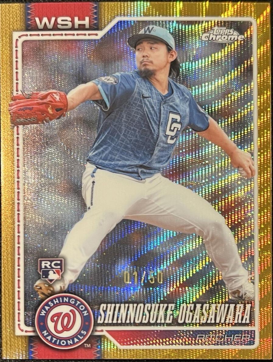 Shinnosuke Ogasawara [Gold Wave Refractor] #64