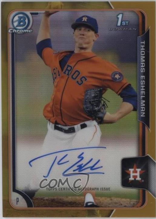 Thomas Eshelman [Gold Refractor] #BCA-TE