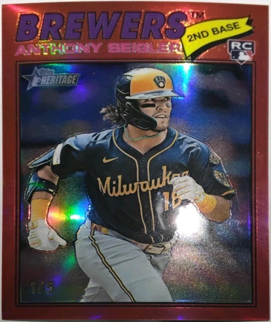 Anthony Seigler [Red Bordered Chrome] #128