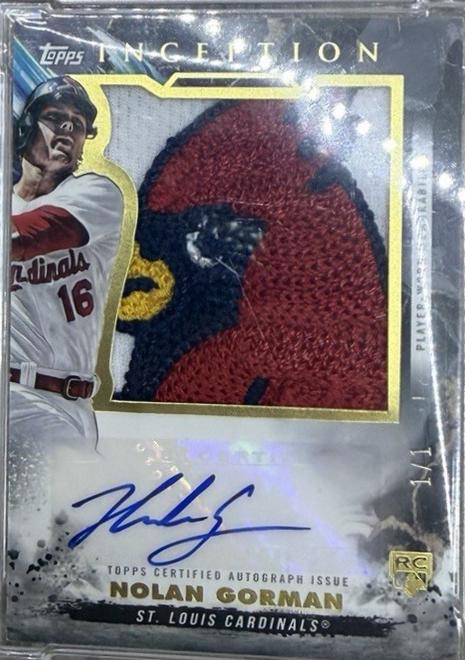 Nolan Gorman [Inception Team Logo Patch] #IAJP-NG