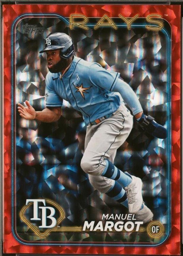 Manuel Margot [Red Crackle Foil] #347