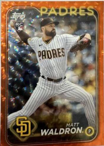 Matt Waldron [Orange Crackle Foil] #162