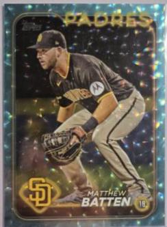 Matthew Batten [Aqua Crackle Foil] #384