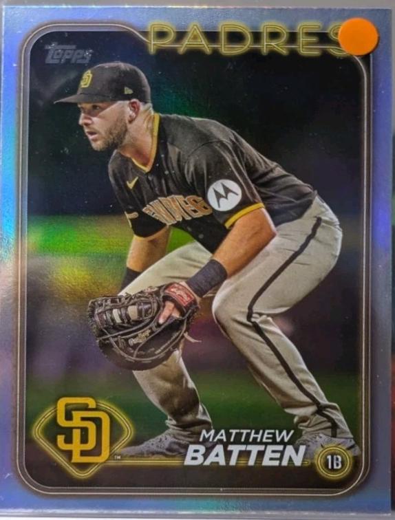Matthew Batten [Black Crackle Foil] #384