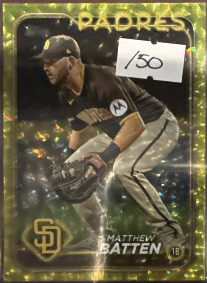 Matthew Batten [Yellow Crackle] #384