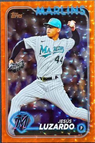 Miami Marlins [Orange Crackle Foil] #252