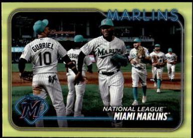 Miami Marlins [Yellow Foil] #252