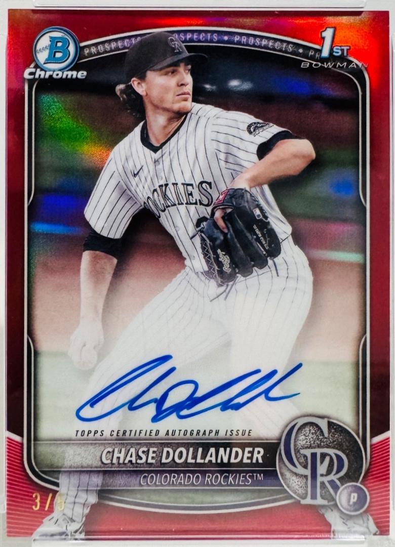 Chase Dollander [Red Mojo Refractor] #CPA-CD