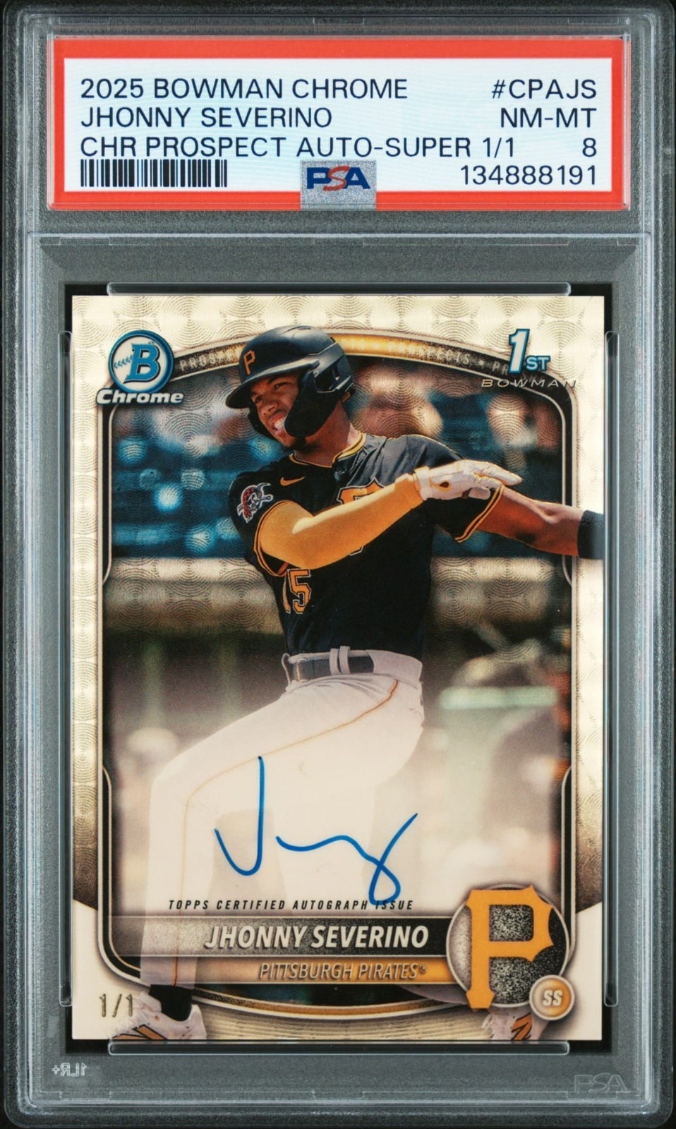 Jhonny Severino [Superfractor] #CPA-JS