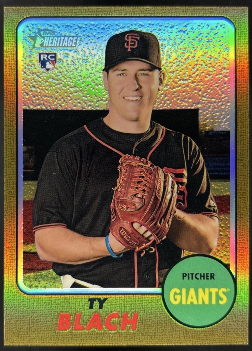 Ty Blach [Chrome Gold Refractor] #659
