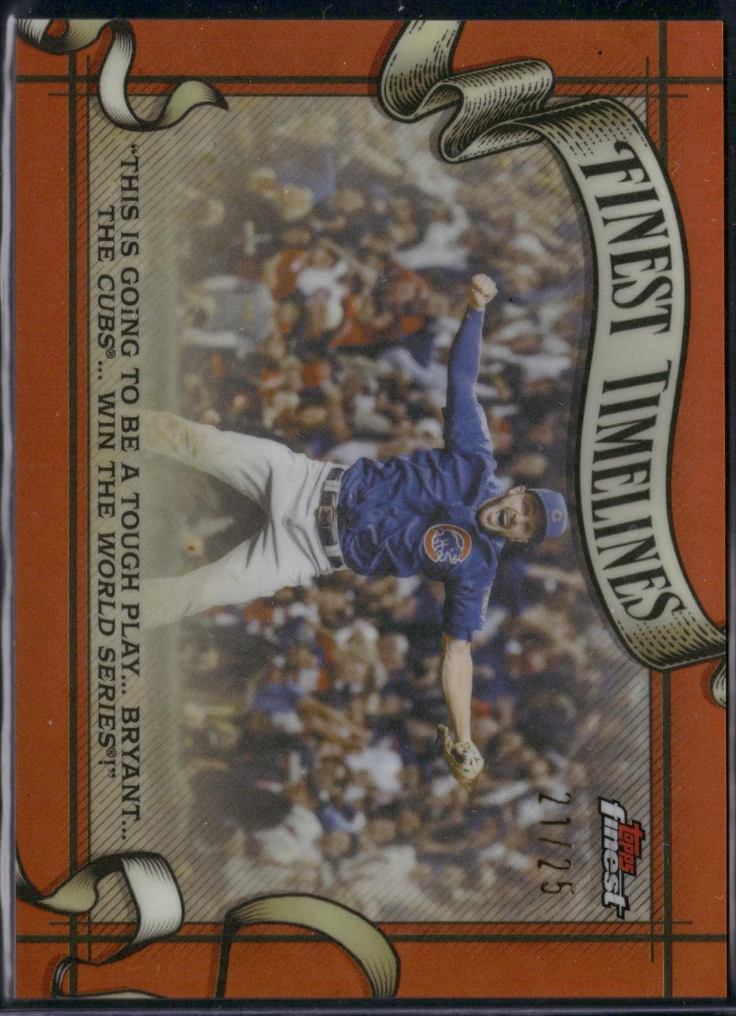 Kris Bryant [Orange] #FT-30