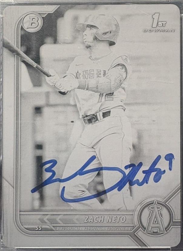 Zach Neto [Printing Plate] #CDA-ZN