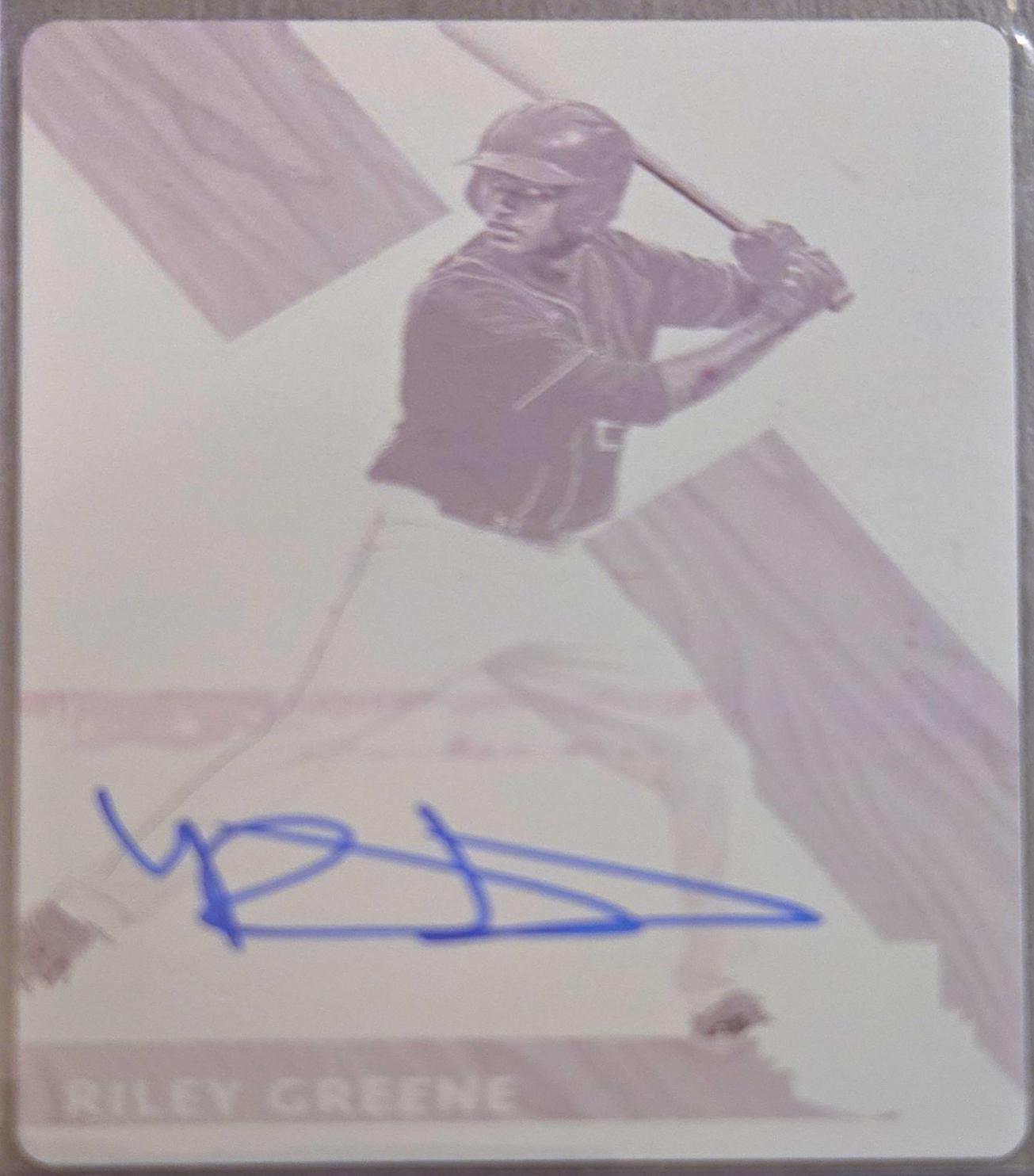 Riley Greene [Autograph Printing Plate] #5