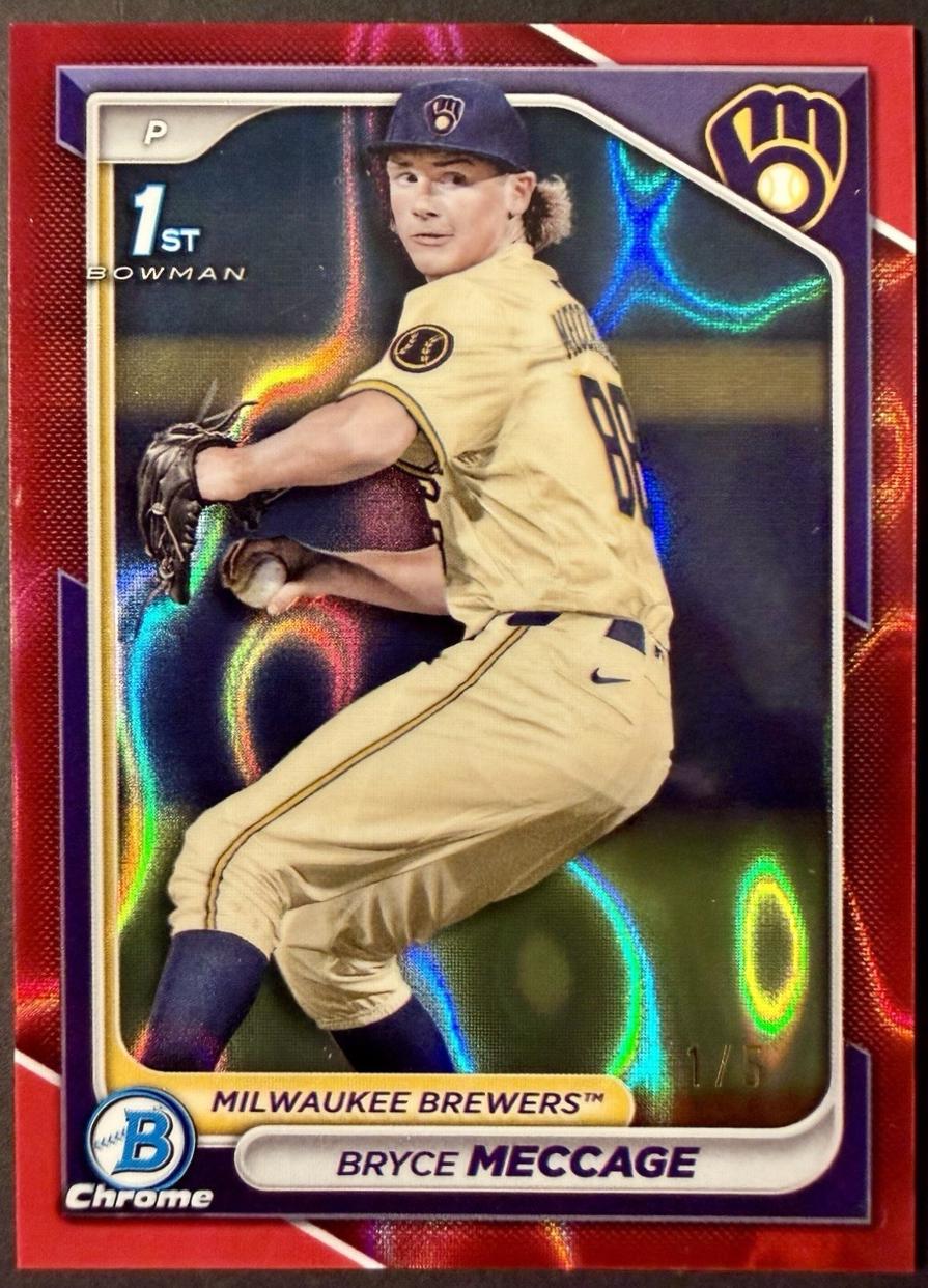 Bryce Meccage [Red Lava Refractor] #BDC-94