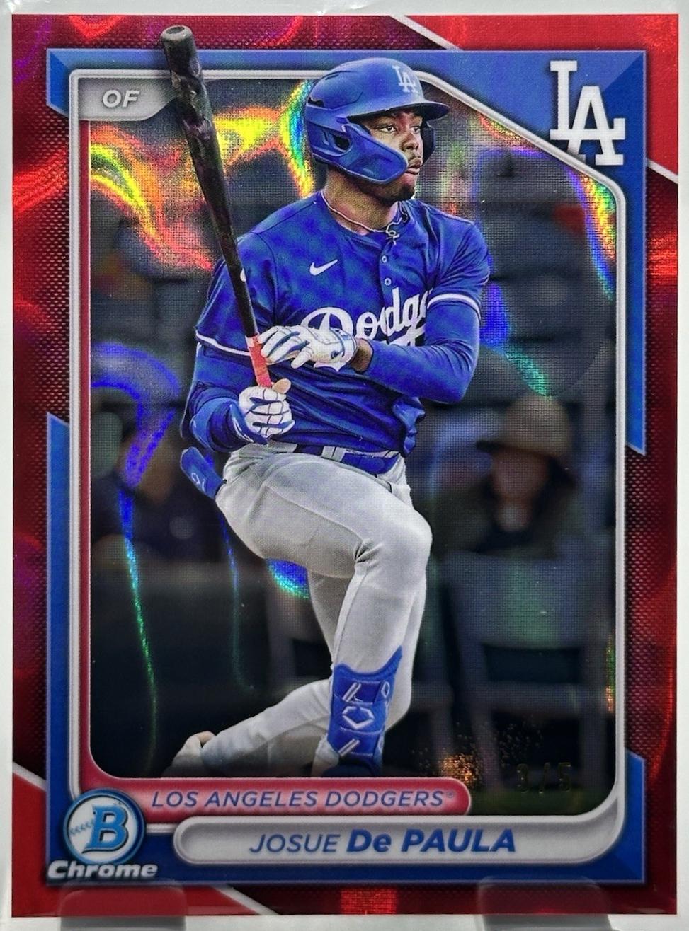 Josue De Paula [Red Lava Refractor] #BDC-47