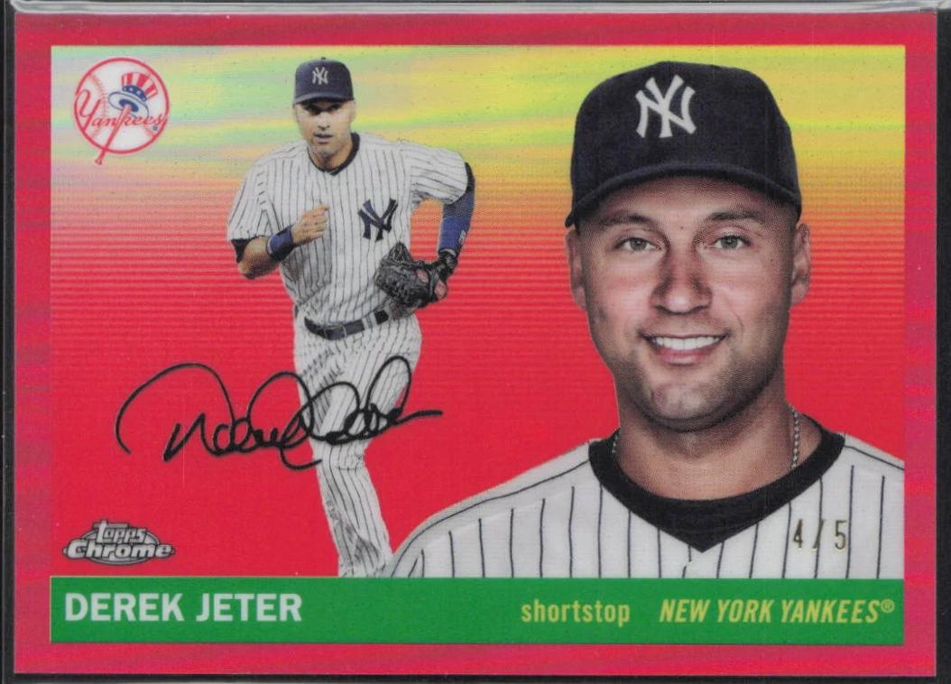 Derek Jeter [Red Refractor] #458