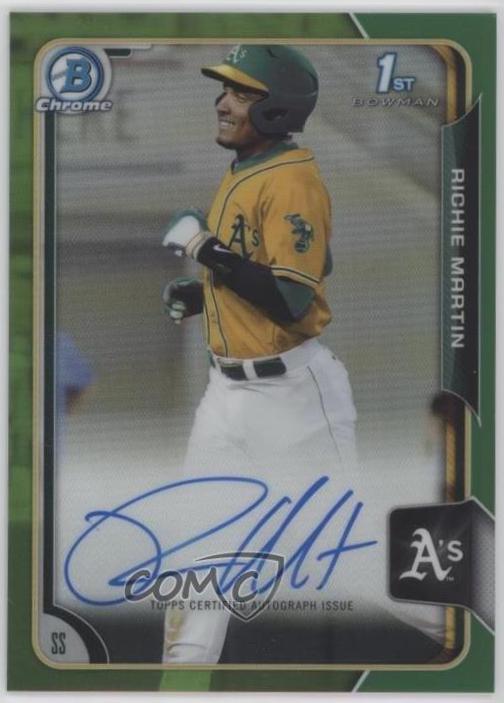 Richie Martin [Green Refractor] #BCA-RM